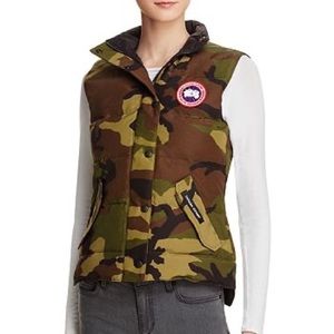 Authentic Canada Goose Ladies Freestyle Vest - Classic Camo